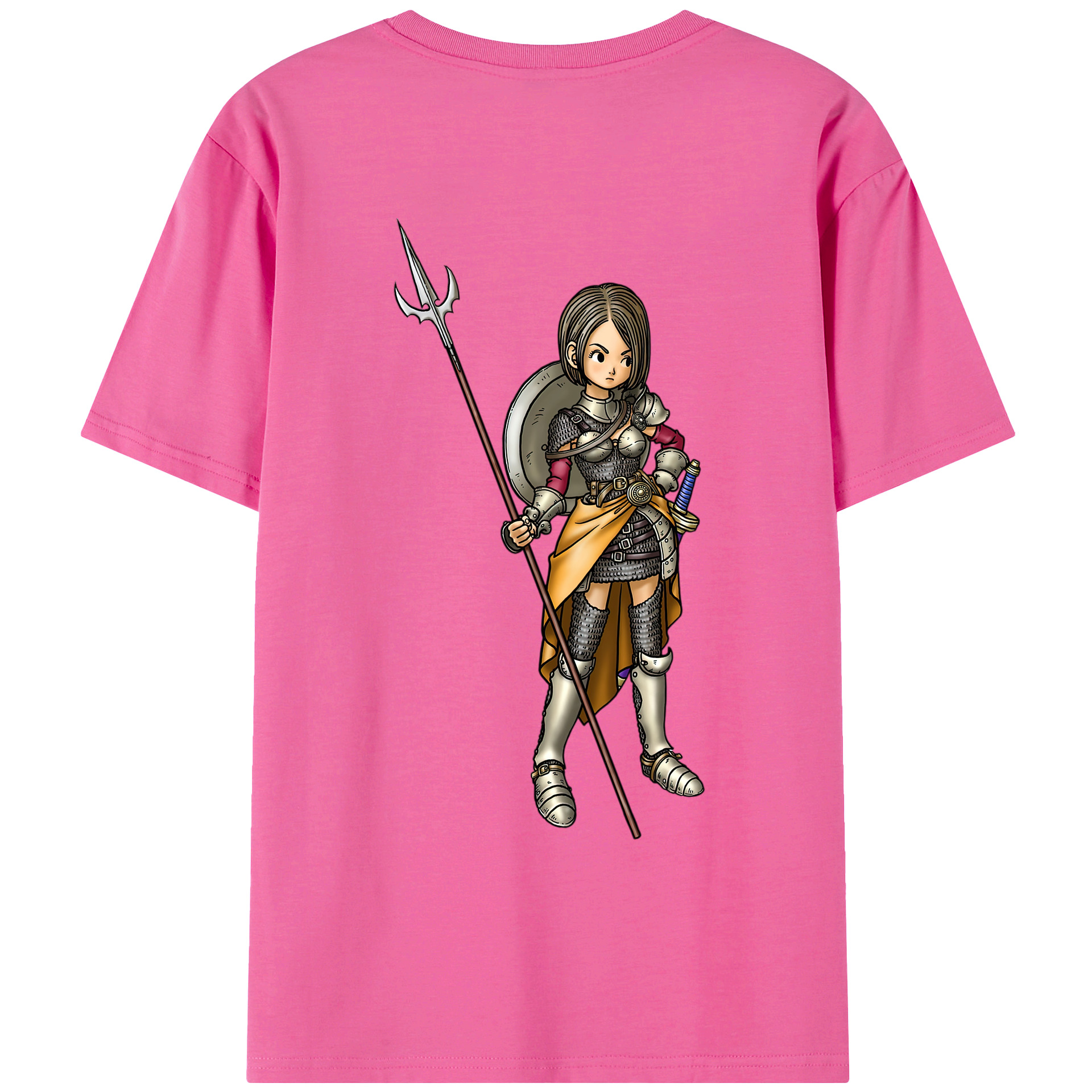 （画像用） ドラゴンクエスト Doragon Kuesuto Dragon Quest レディース半袖Tシャツ(バックプリント)